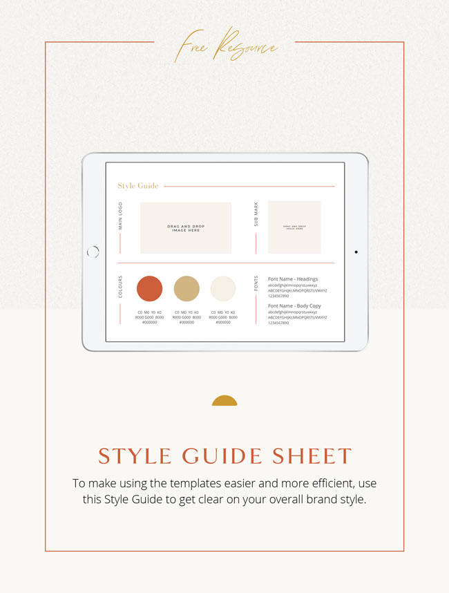 Style Guide Sheet Style Guide Sheet
