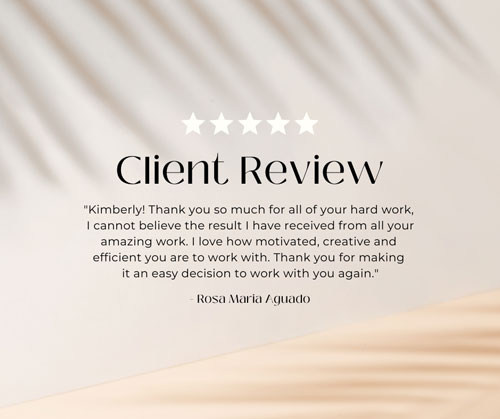 Canva Facebook Post Client Review Testimonial 5 Star Instagram