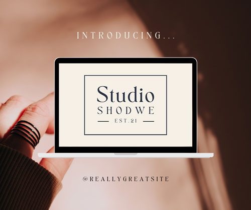 Canva Facebook Post Introducing New Logo Brand Business