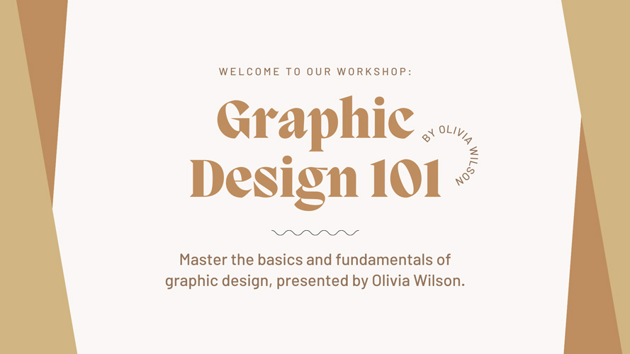 Canva Template Earthy Modern Creative Industry Workshop Presentation