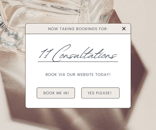 Canva Neutral Modern Bookings Open Announcement Facebook Post