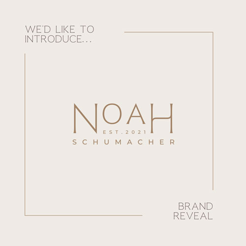 Canva Earthy Modern Brand Logo Reveal Introduction LinkedIn Post