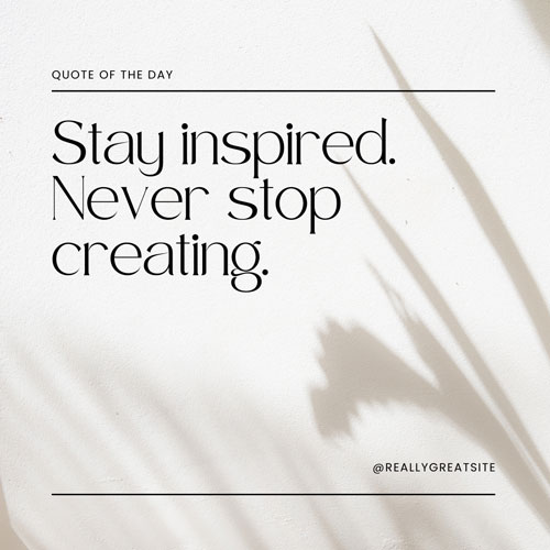Canva Neutral Modern Shadow Inspirational Quote Instagram Post