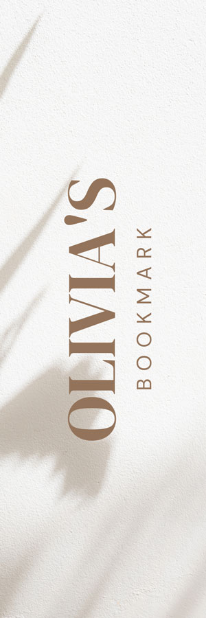 Canva Gold Beige Minimalistic Shadows Name Bookmark