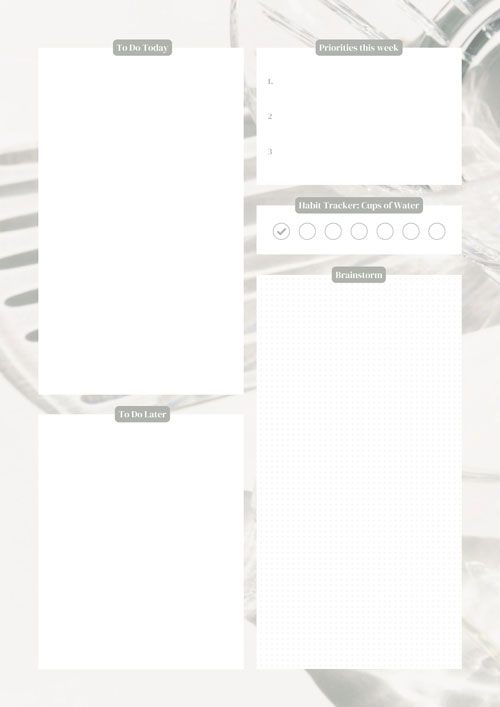 Canva Grey Neutral Minimalistic To Do List Organiser