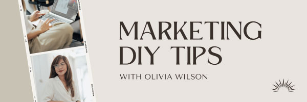 Canva Beige Neutral Feminine Marketing DIY Tips Email Header
