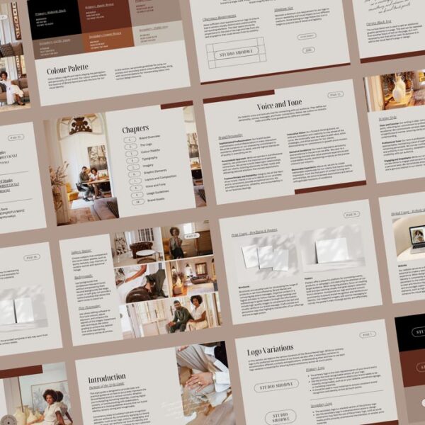 Brand Identity Style Guidelines Canva Template