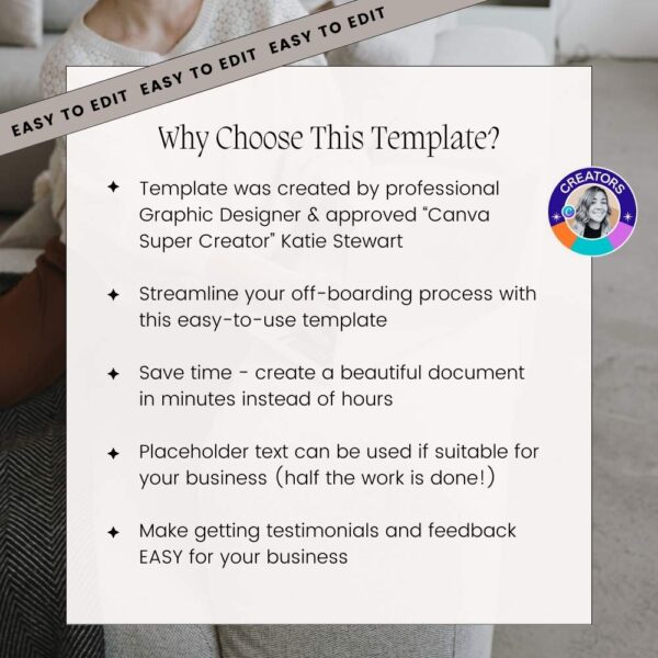 Feedback Form for Business Canva Template