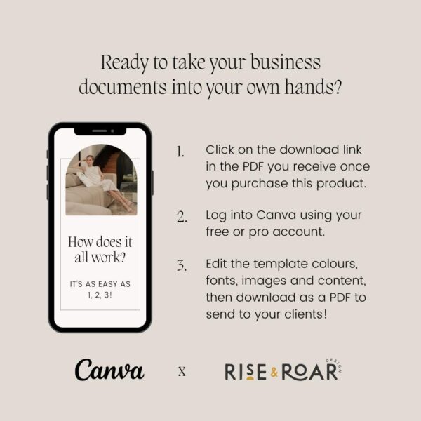 Progress Tracker & Action Plan Canva Template